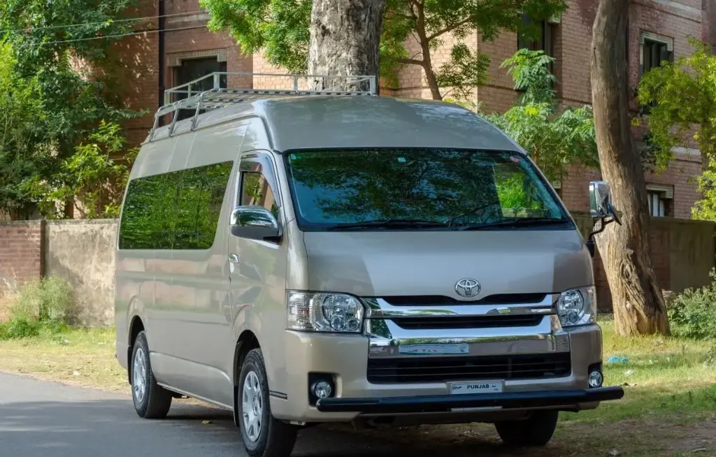 Grand Cabin Hiace for Rent in Lahore - Rent a car Hiace for rent Lahore